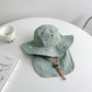 Children's Sun Protection Bucket Hat with Wide Brim and Neck Flap