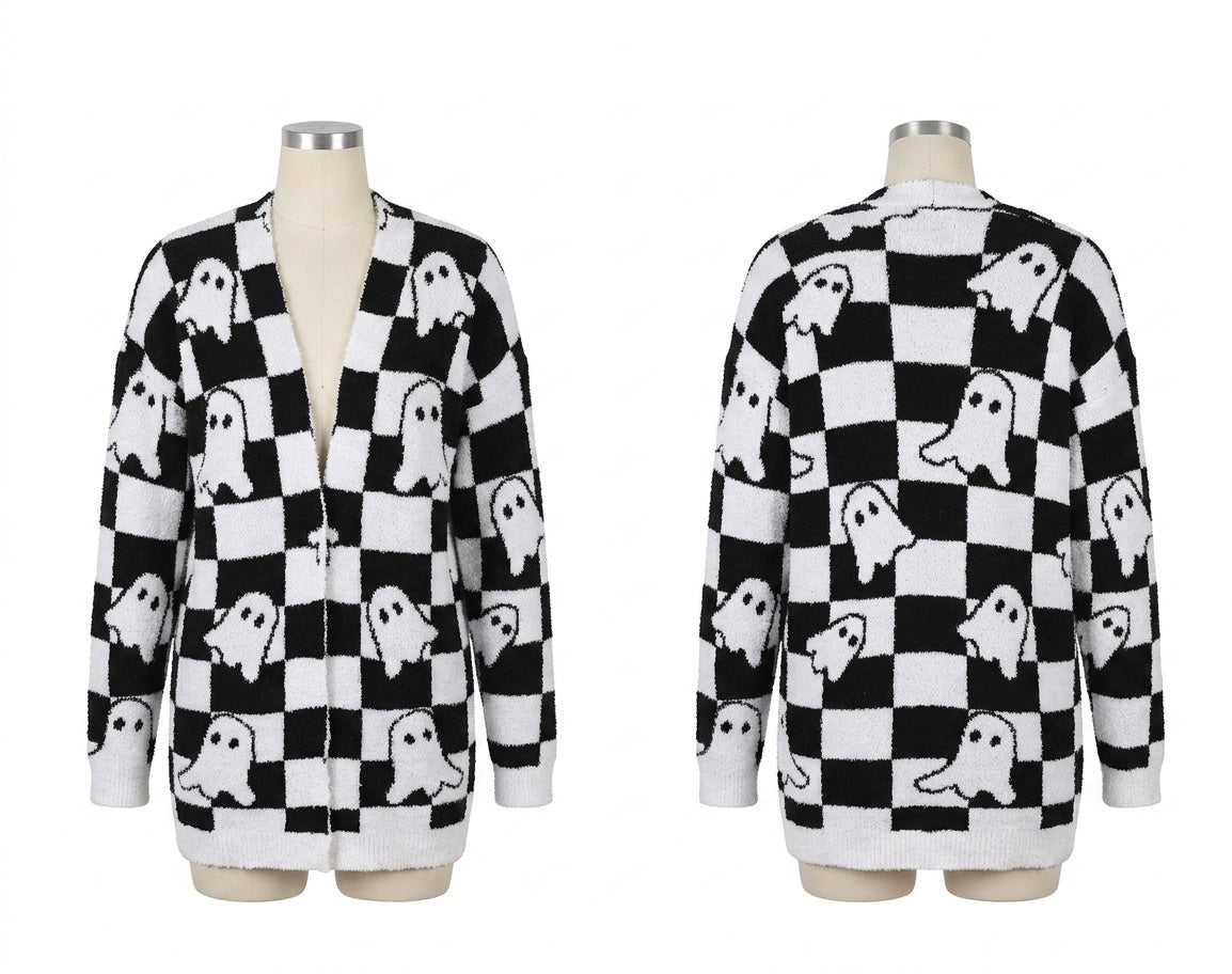 Spooky Season Ghost Cardigans