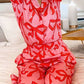 2pcs Bow Print Shirt Style Long Sleeve Pajama Set