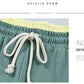 Block Flower Patchwork Drawstring Contrasted Elastic Waist Wide Leg Pants