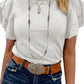 Layered Ruffle Short Sleeve Round Neck Top