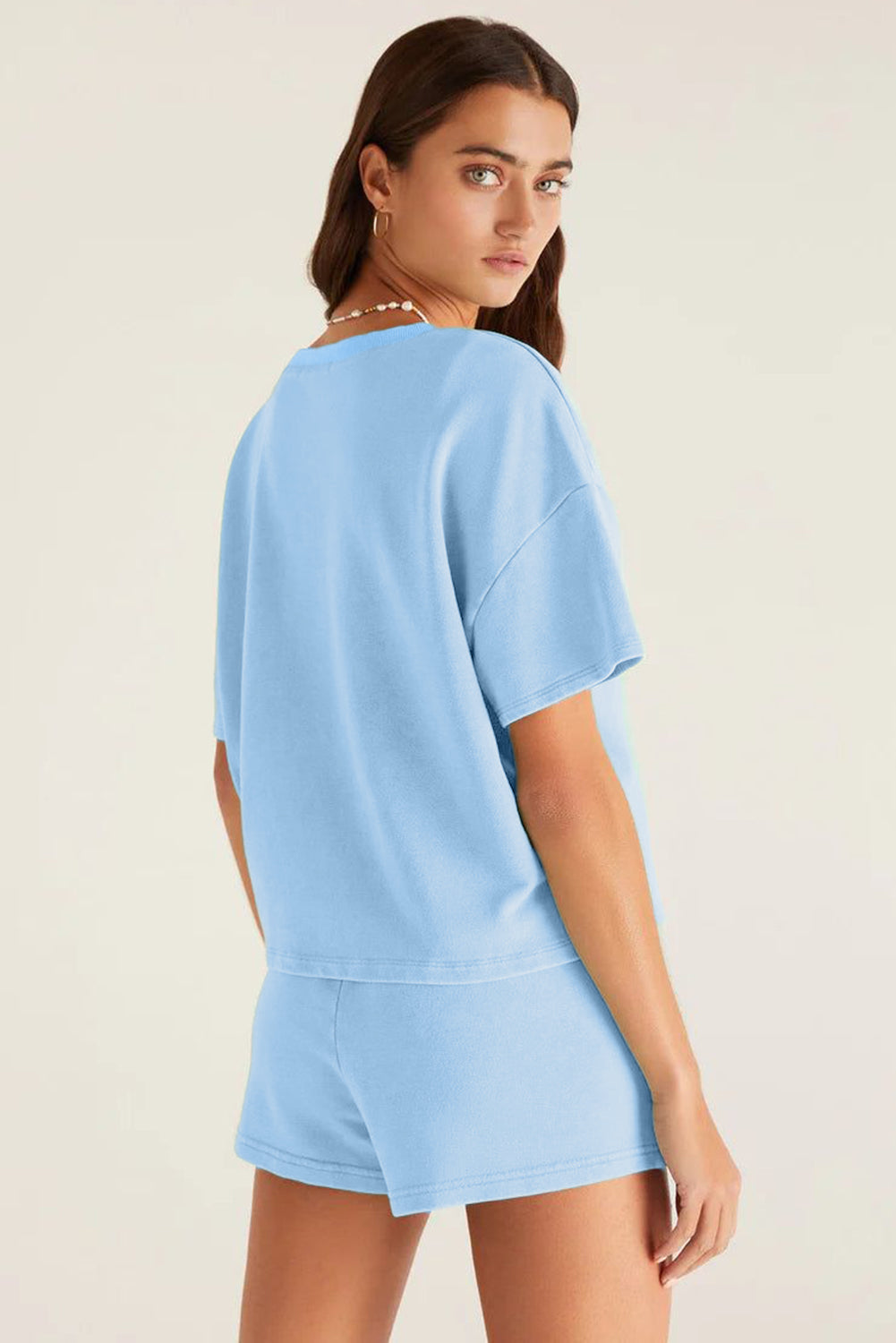 Tee and Drawstring Shorts 2piece Set