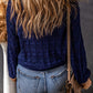 Lightweight Buttoned Front Crochet Cardigan