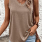 Ribbed V Neck Tank