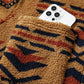 Western Aztec Pattern Fleece Shacket