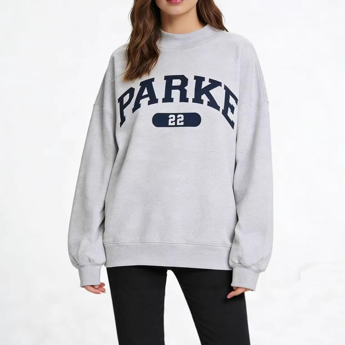 Varsity MockNeck Sweatshirt