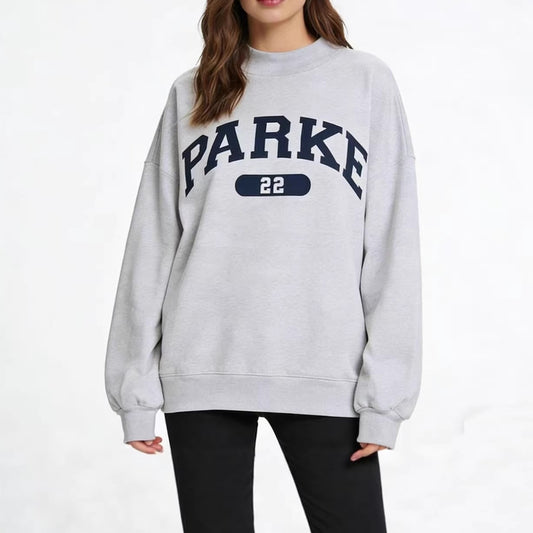 Varsity MockNeck Sweatshirt
