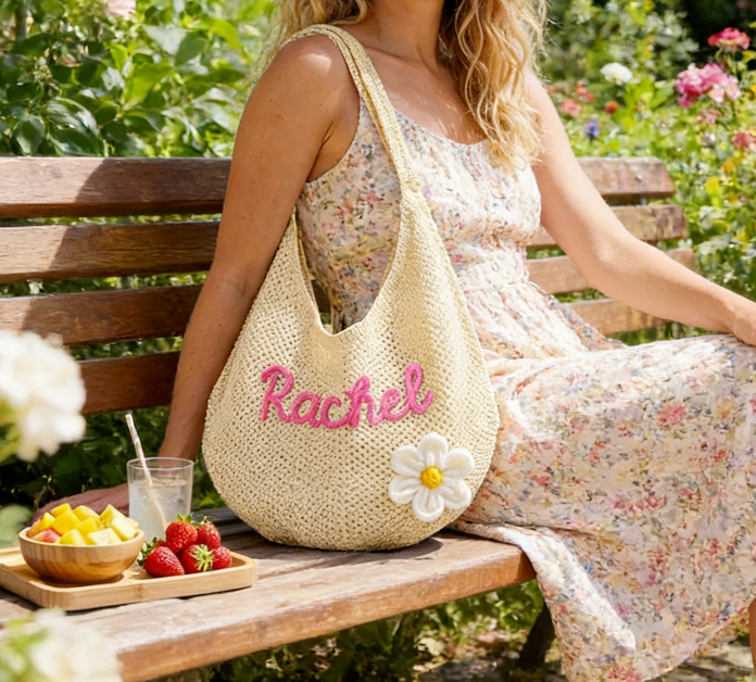 Personalized Beach Tote Bag