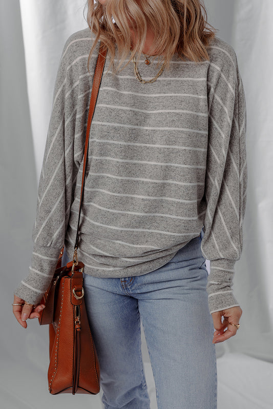 Dolman Sleeve Drop Shoulder Top