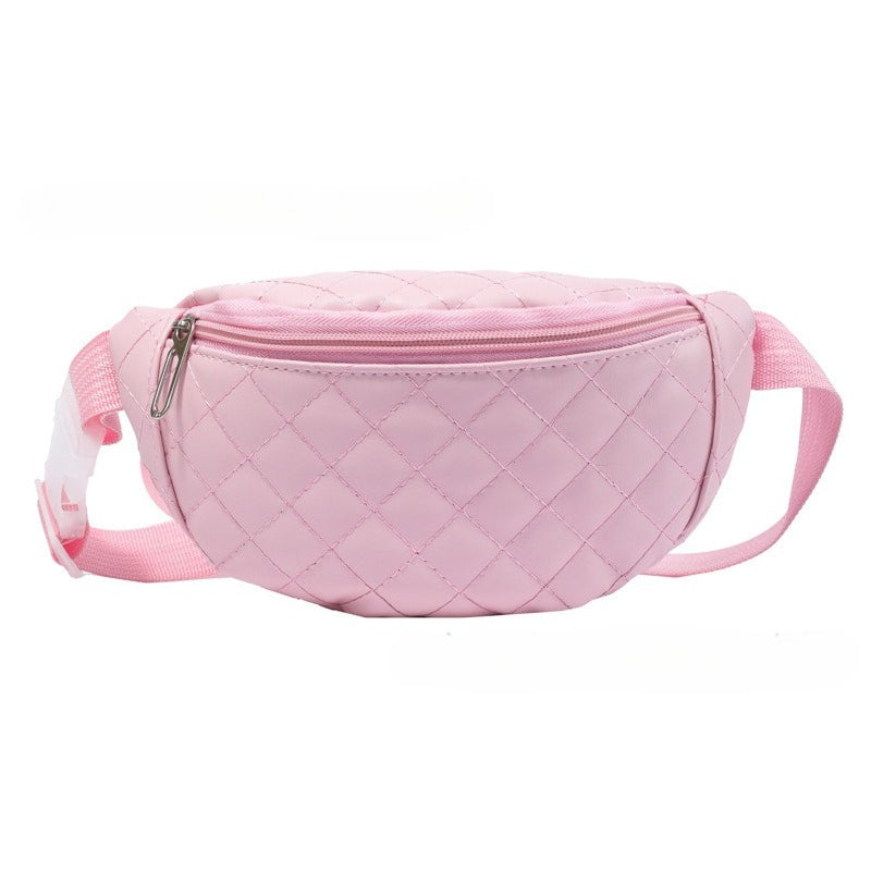 Custom Embroidered Quilted Belt Bag Sling Bag for Kids