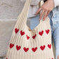 Flower Knitted Large Single Shoulder Bag