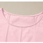 Stitched Detail Loose Tank Top Cotton 2pcs Short Set