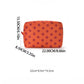 Custom Polka-Dot Color-Block Makeup Bag
