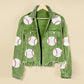 Sequins Baseball Corduroy Jacket