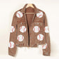 Sequins Baseball Corduroy Jacket