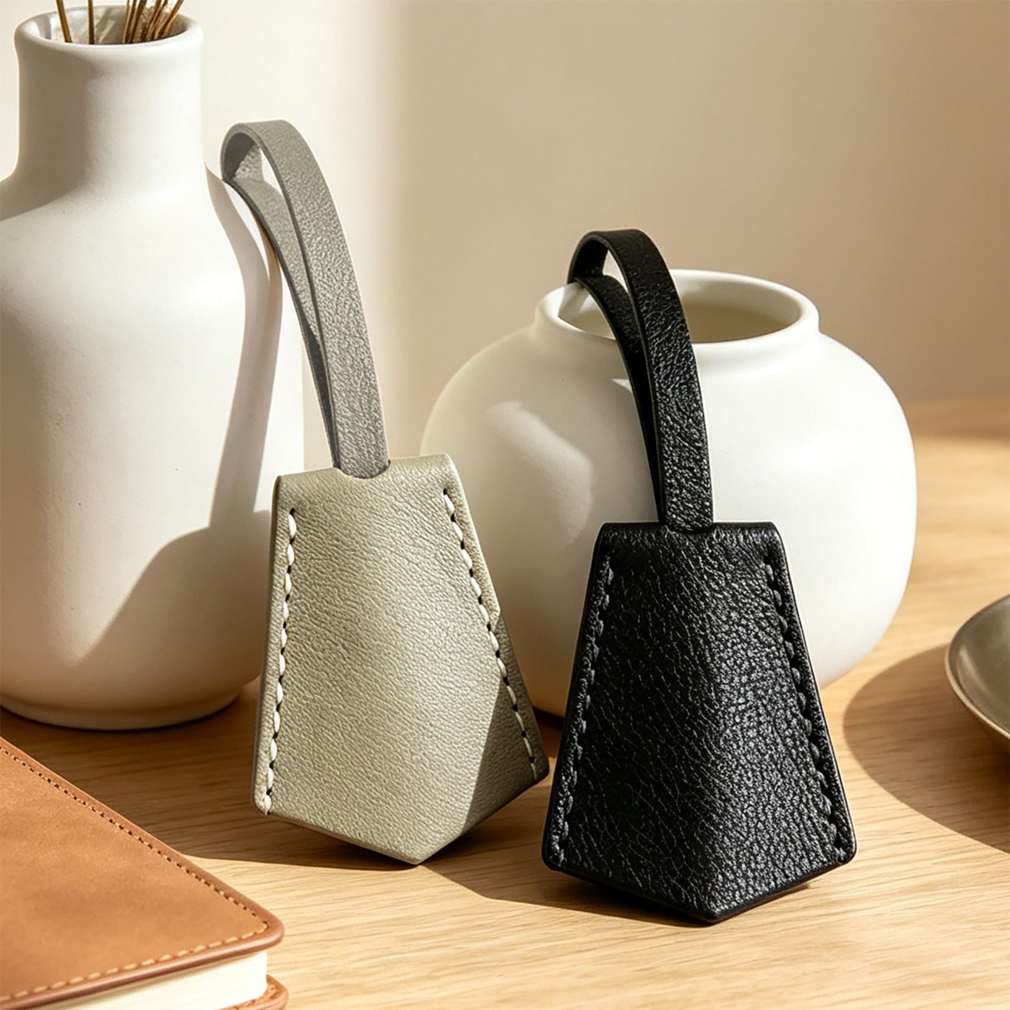 Custom Leather Bag Charm – UV Printing