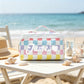 Custom Striped Transparent Coating Wash Bag