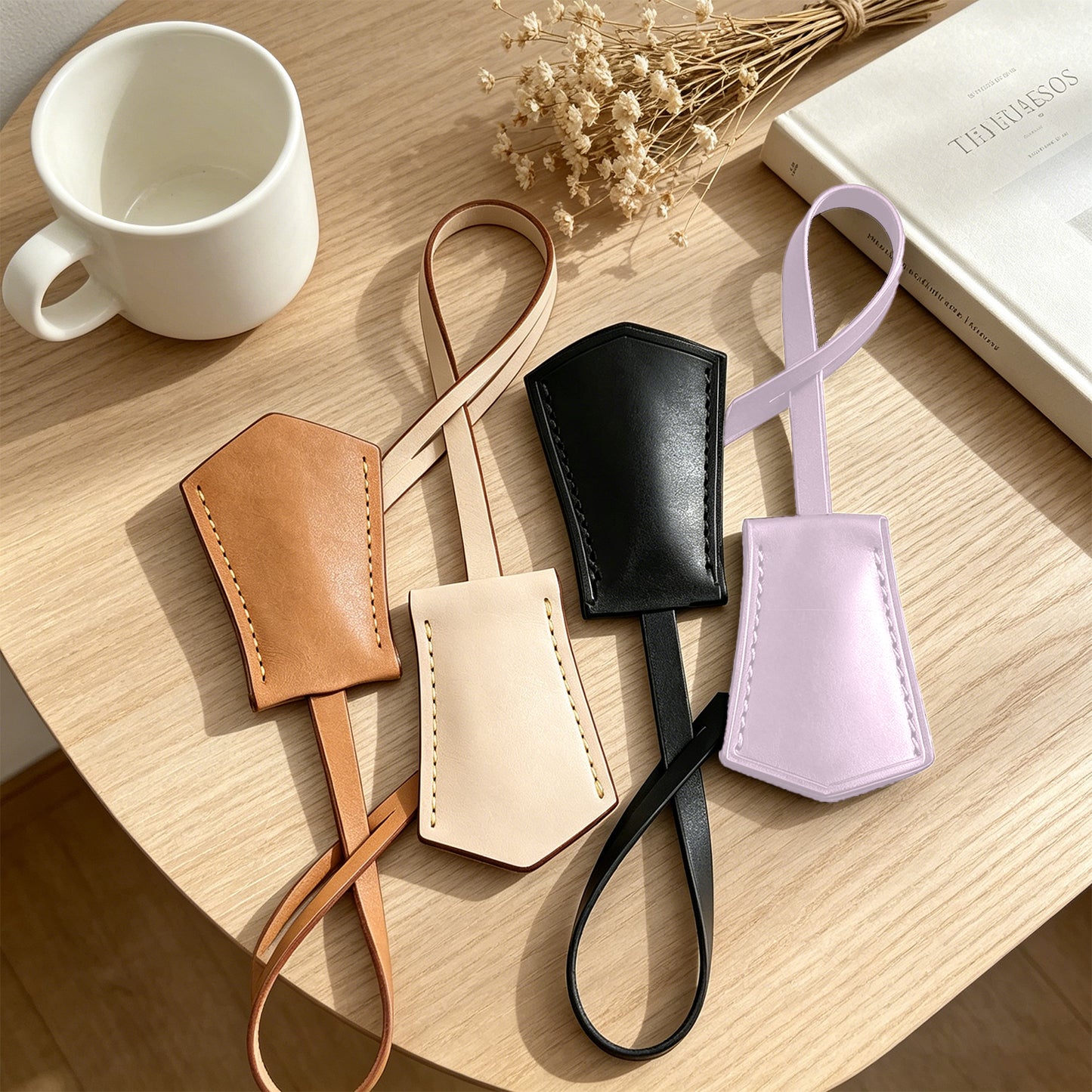 Custom Leather Bag Charm – UV Printing