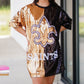 Game Day Saints Sequins Dress