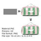 Custom Striped Transparent Coating Wash Bag