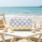 Custom Striped Transparent Coating Wash Bag