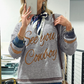 See You Cowboy Embroidered Western Graphic Sweater