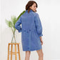 LET'S GO GIRLS DENIM SHIRT DRESS