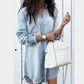 Oversized Denim Shirt Dress