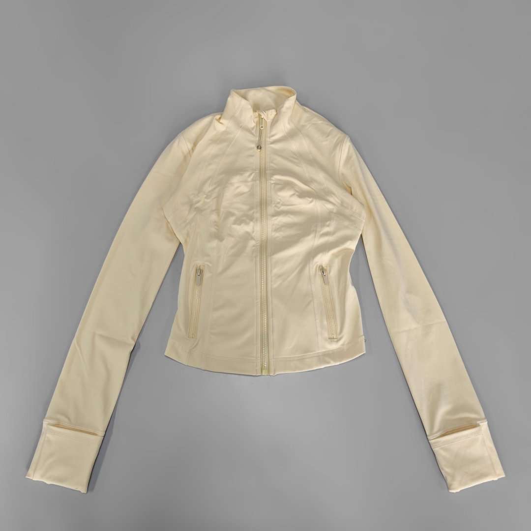 Slim Fit Full-Zip Athletic Yoga Jacket