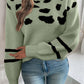 Striped Detail Drop Shoulder Sweater