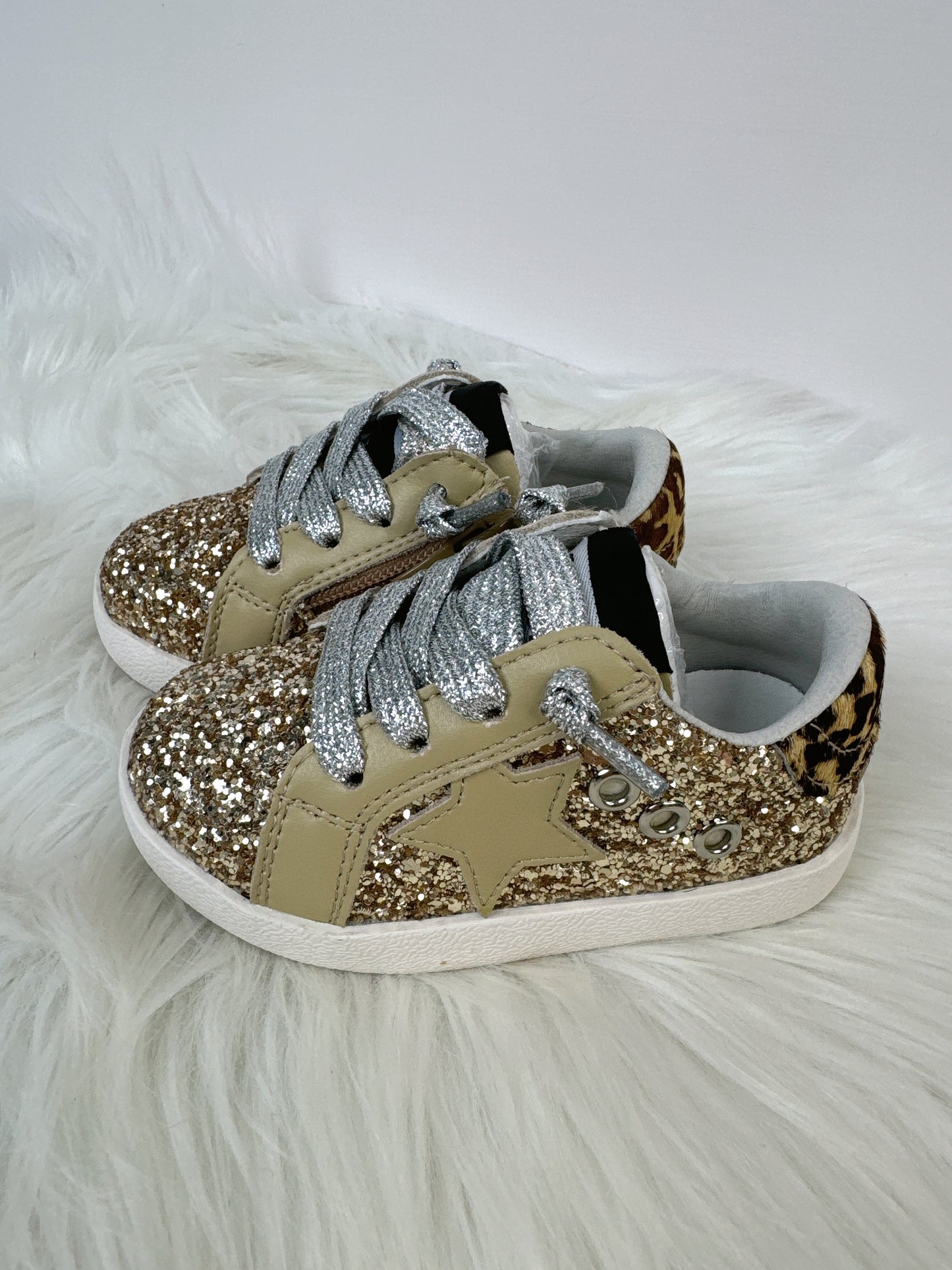 Glitter Star Sneakers for Kids