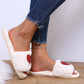 Heart Fluffy Slippers
