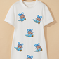 Bow Patriotic Cowgirl Boots Sequin Patch Shift T Shirt Dress