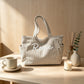 Personalized Corduroy Custom Name Tote Bag