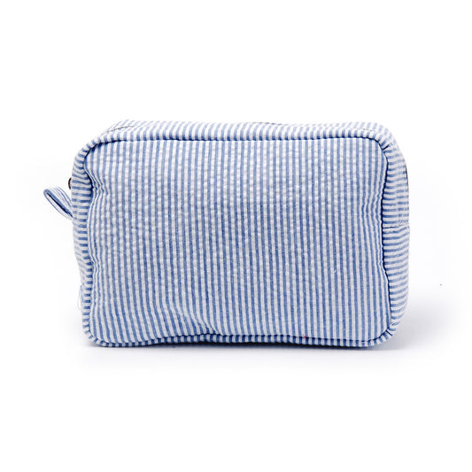 25pc Seersucker Cosmetic Bag