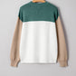 Plain Ribbed Knit Baggy Sweater