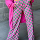 (Pre order/9.26)Checked High Waist Wide Leg Pants