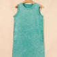 Mineral Wash Tank Mini Dress with Pockets