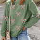 Andy Cane Shimmer Patched Corded Baggy Sweatshirt