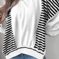 Colorblock Patchwork Contrast Stitching Oversize Sweatshirt