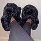 Lady teddy bear slippers - KOC