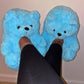 Lady teddy bear slippers - KOC