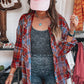 Plaid Print Loose Vintage Shirt