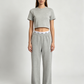 A-Short-sleeve top and long pants set（WYS723）