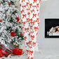 Christmas Bow Print Long 2pcs Pajama Set