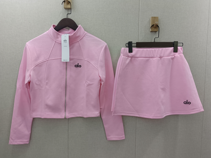 A-Women's Long-sleeved Top+Skirt(WYS5820)