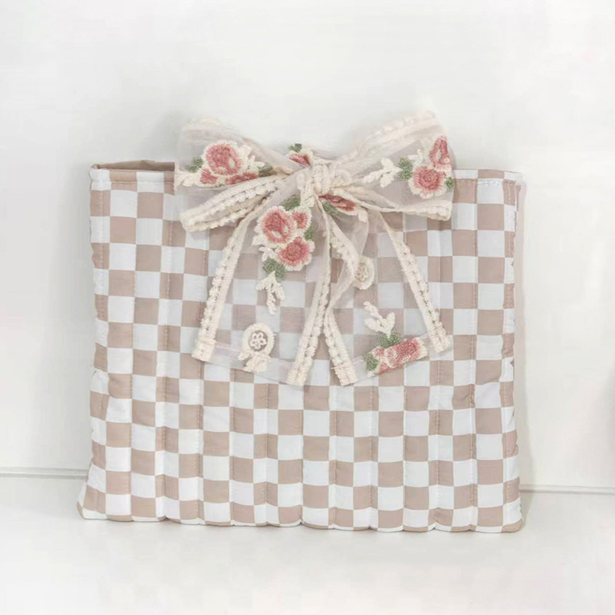 Walk By Faith Bible Cover Bow-tie Drawstring Bag