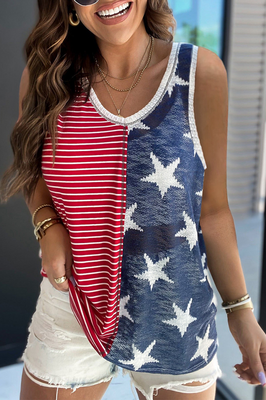 Flag Stars and Stripes Tank Top