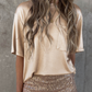 Metallic Chest Pocket T-shirt