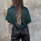 Metallic Chest Pocket T-shirt